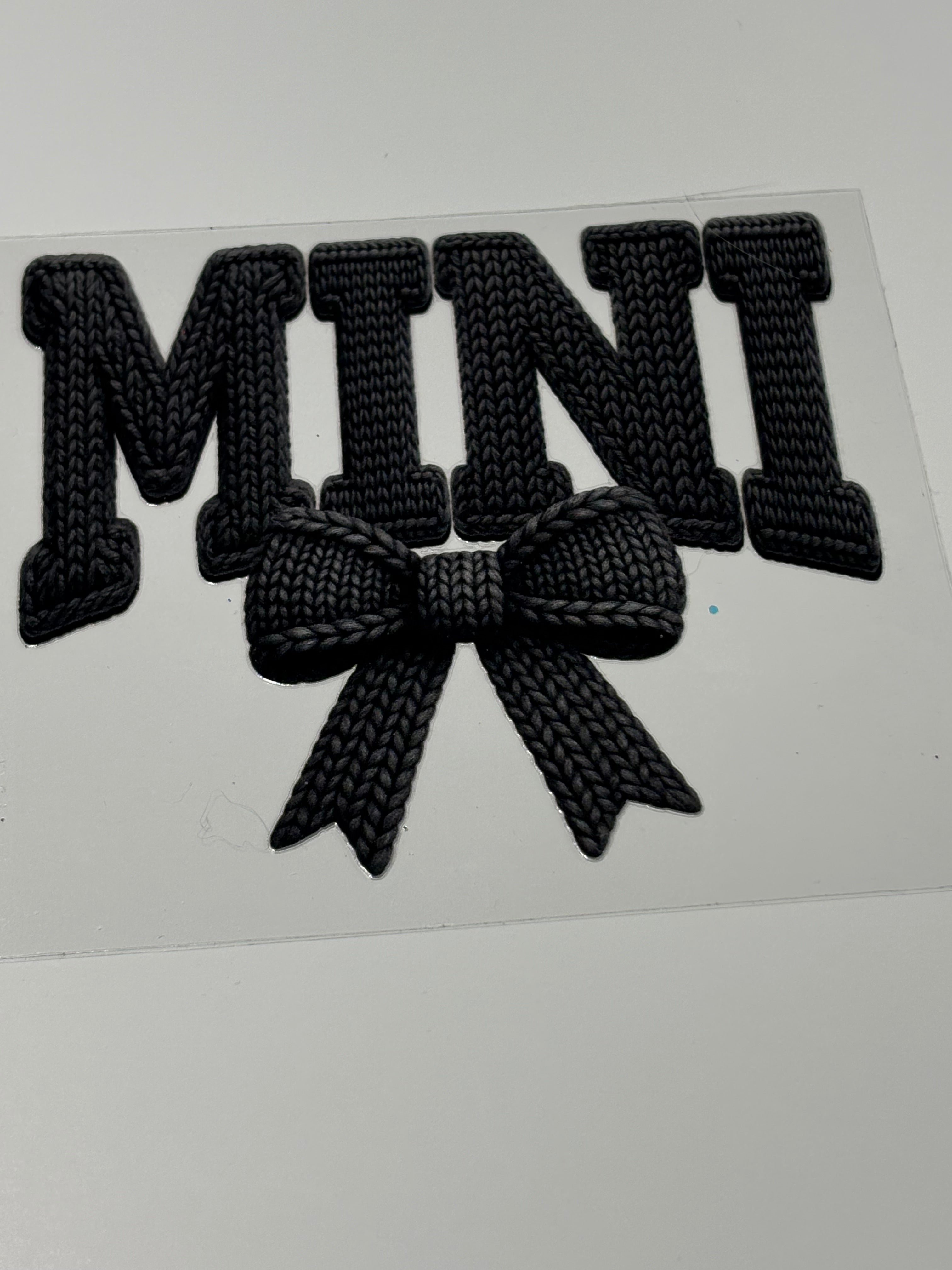 Mini w/ black bow(Knitted) (Copy)