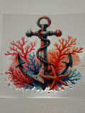 Anchor with Coral Reef