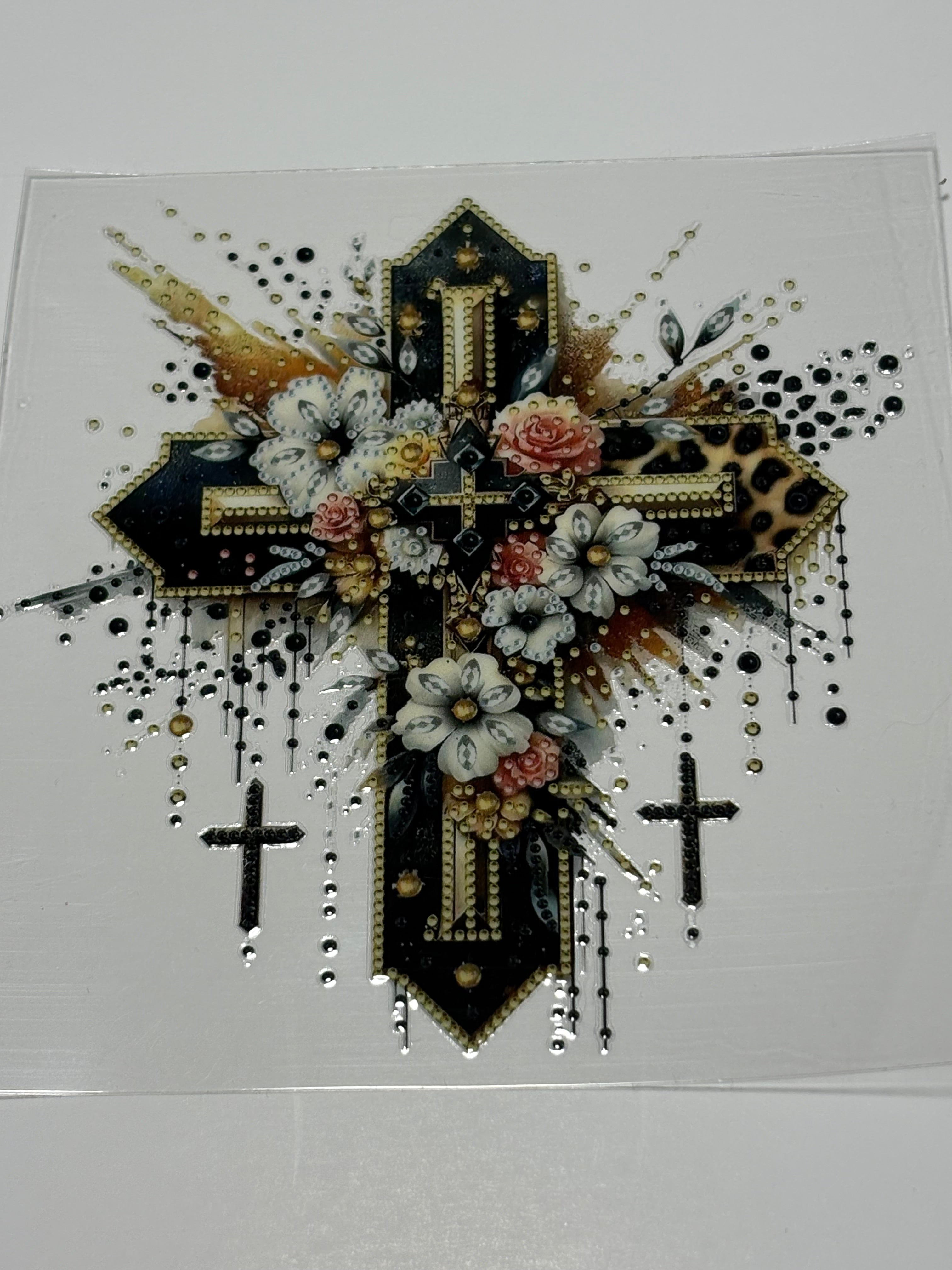 Black & Gold Cross