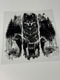 Wolves(black & white)
