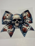 White Skull Bow