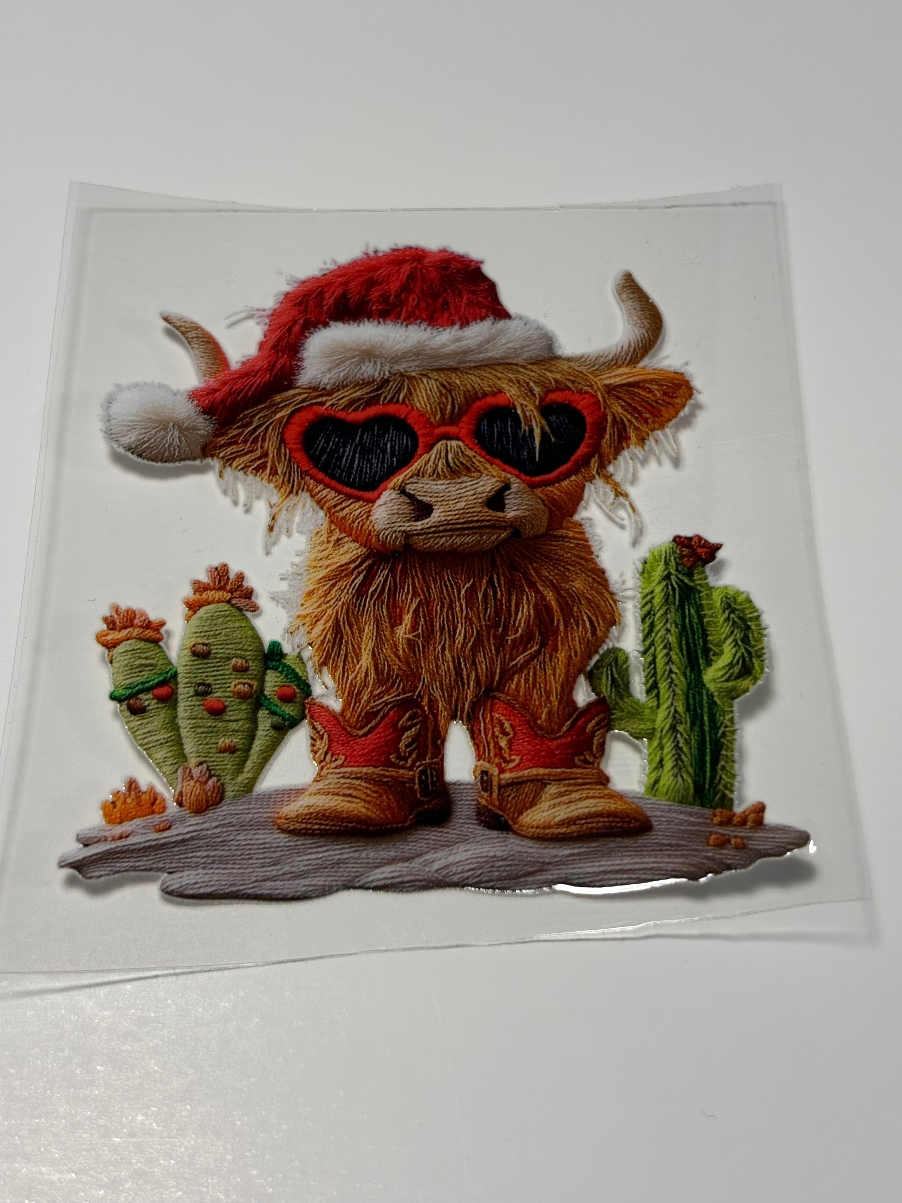 Heifer with Cactus