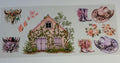 Western - Pink/Green w/ House
