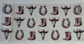 Western-Pink w/ boots, horseshoe