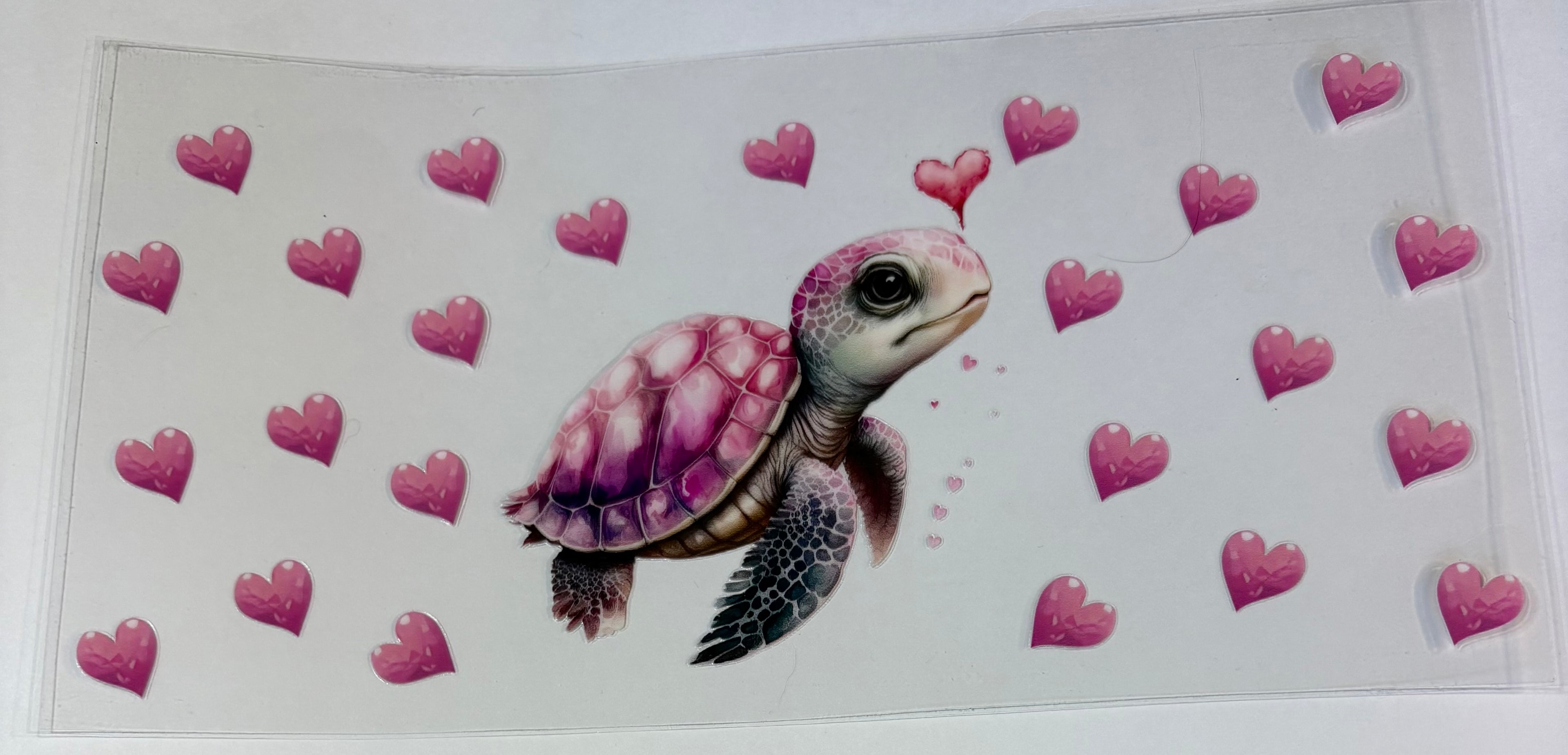 Sea Turtle with hearts