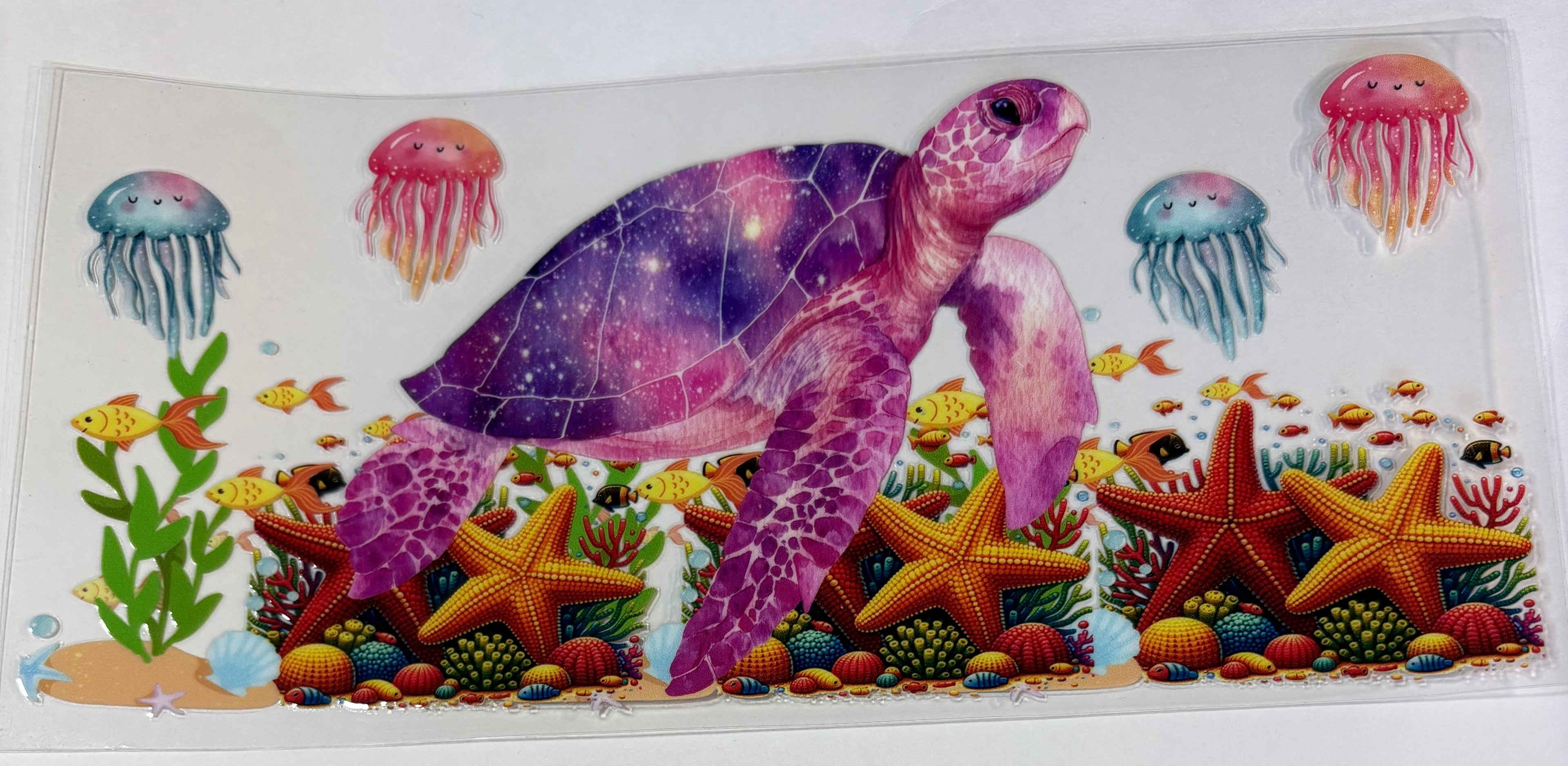 Sea Turtle with sea creature