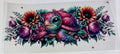 Sea Turtle with flowers