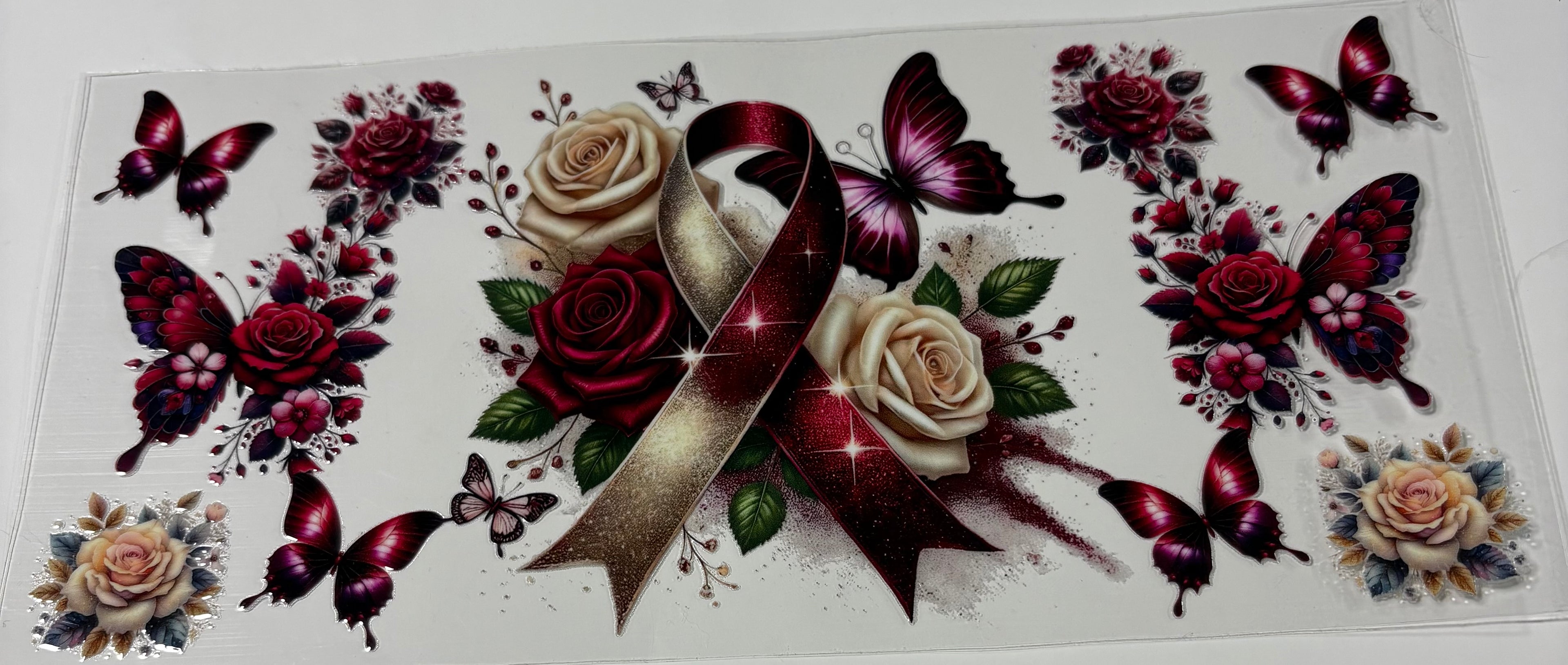 Flowers with Ribbon