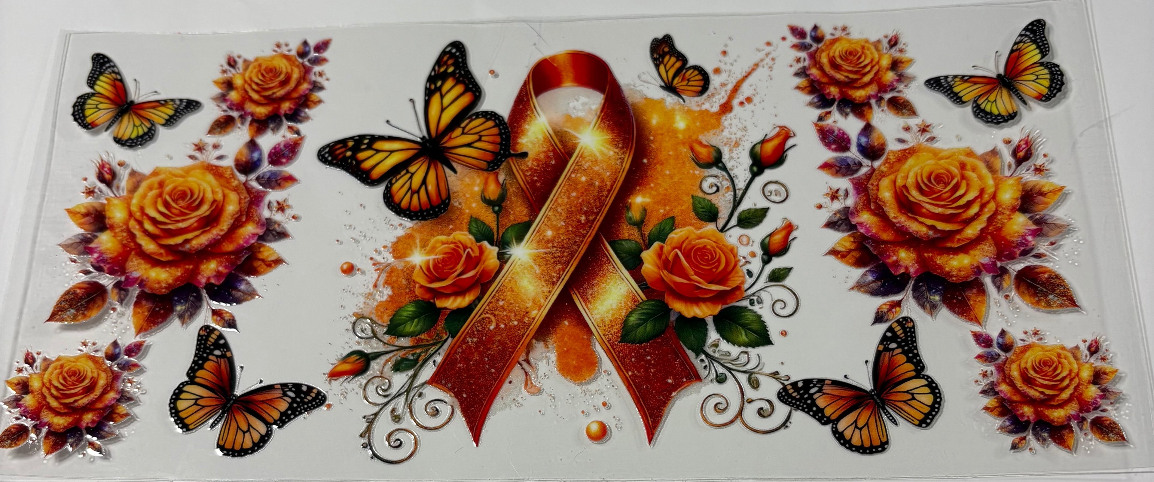 Flowers with Ribbon (orange)