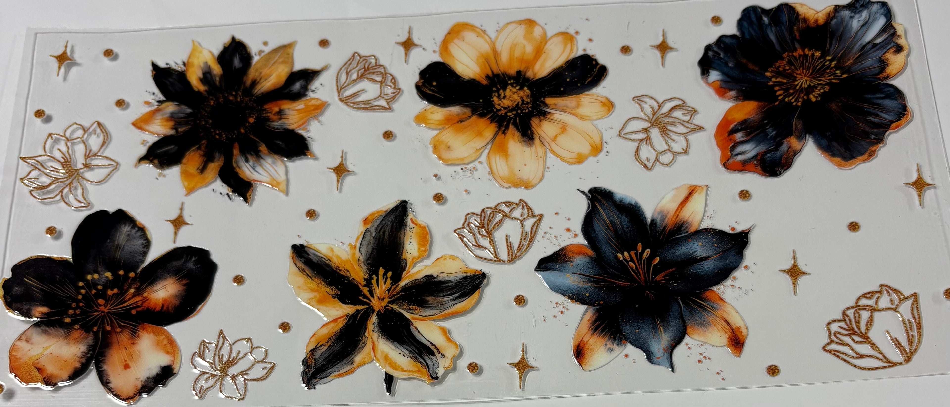 Yellow & Black Flowers