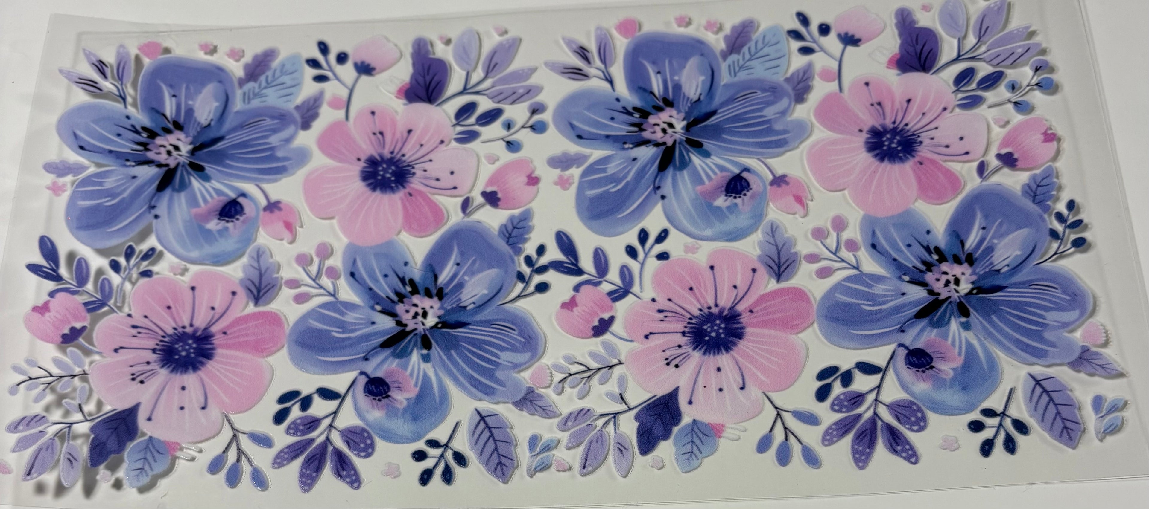 Colorful Flowers(Pink & Blue)