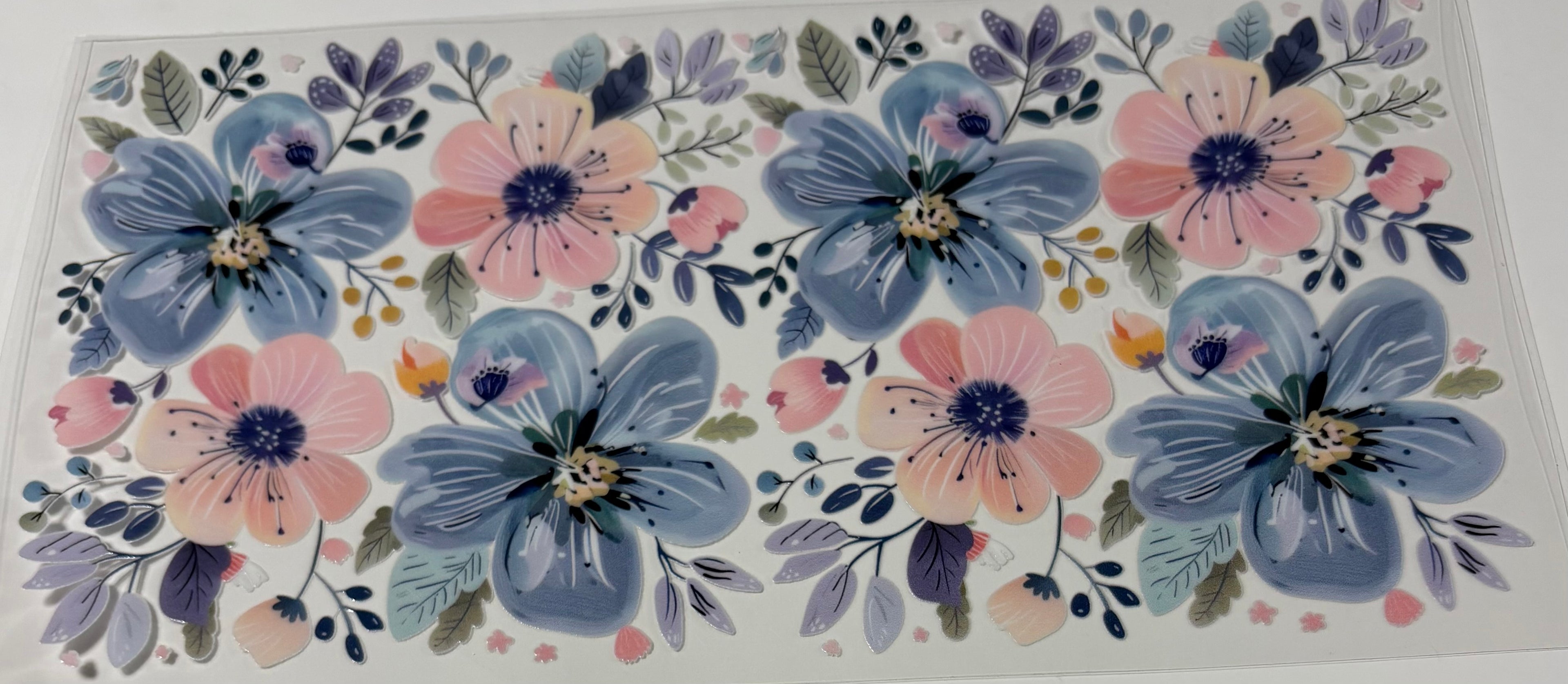 Colorful Flowers(Pink & Blue)