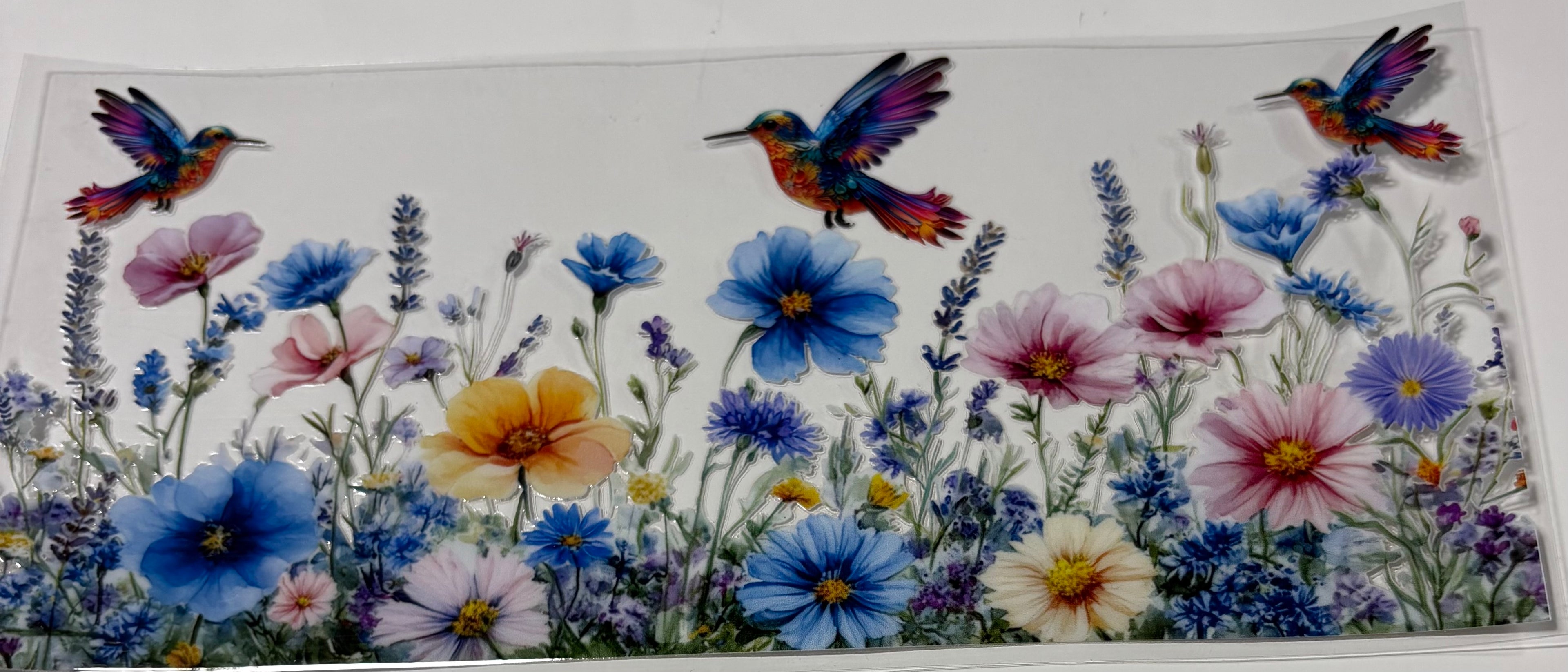 Flowers with bird