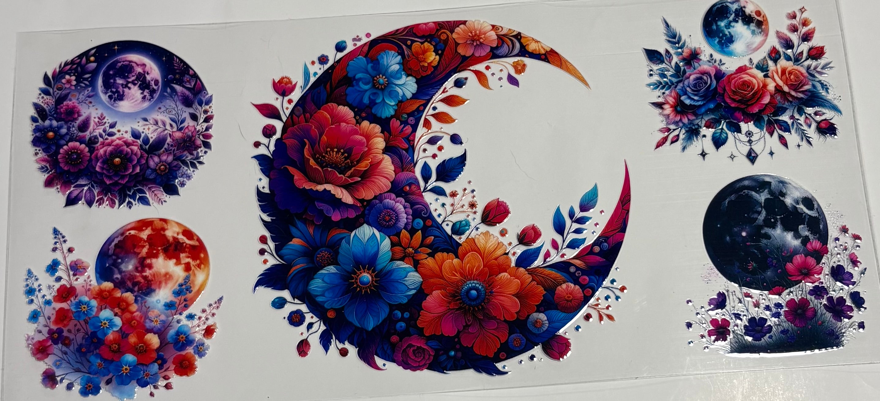Flowers w/ Moons
