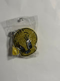 Rhinestone Keychain - Yellow Bird
