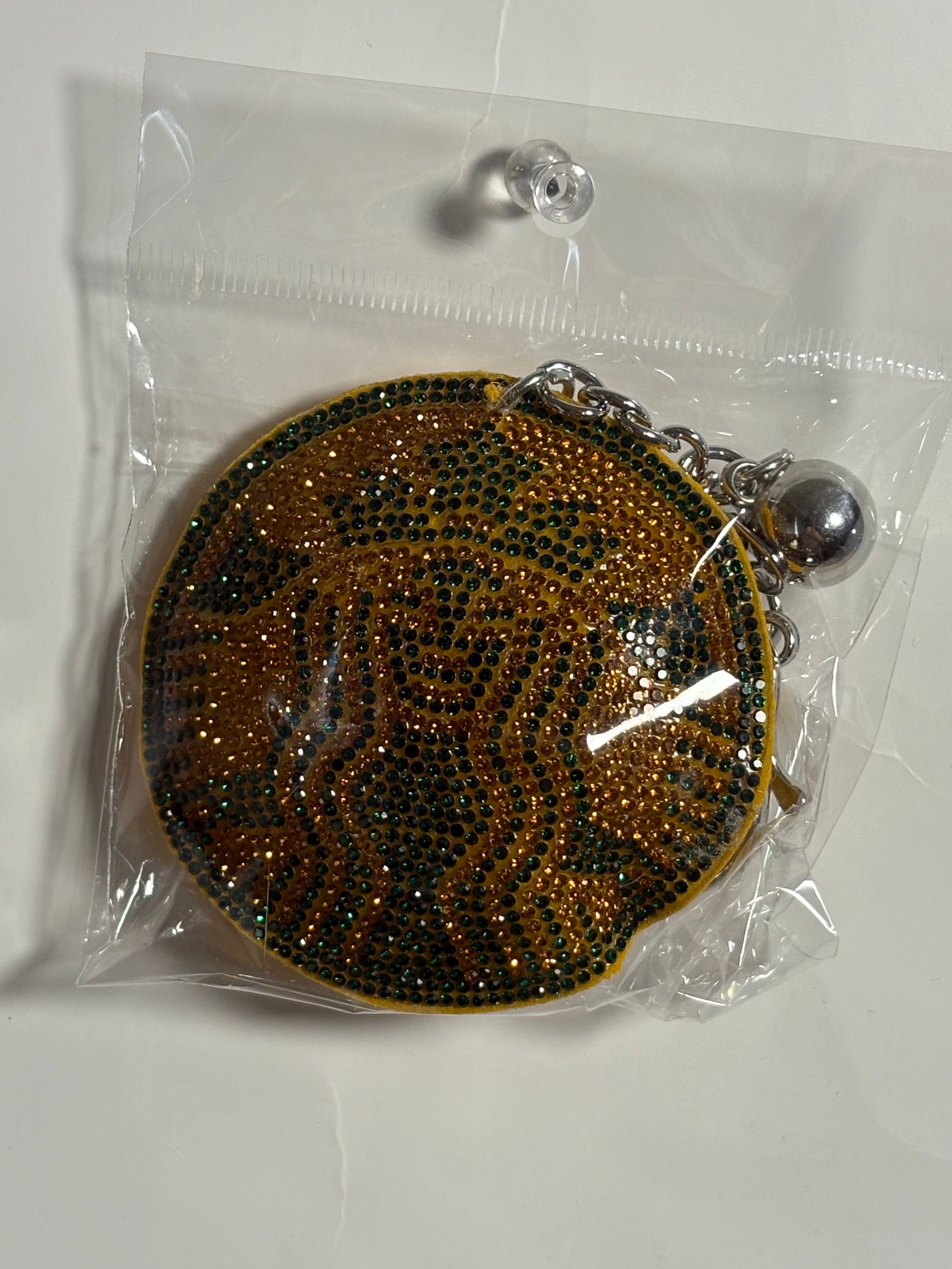 Rhinestone Keychain - Starbs (Yellow)