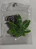 Rhinestone Keychain - Plant