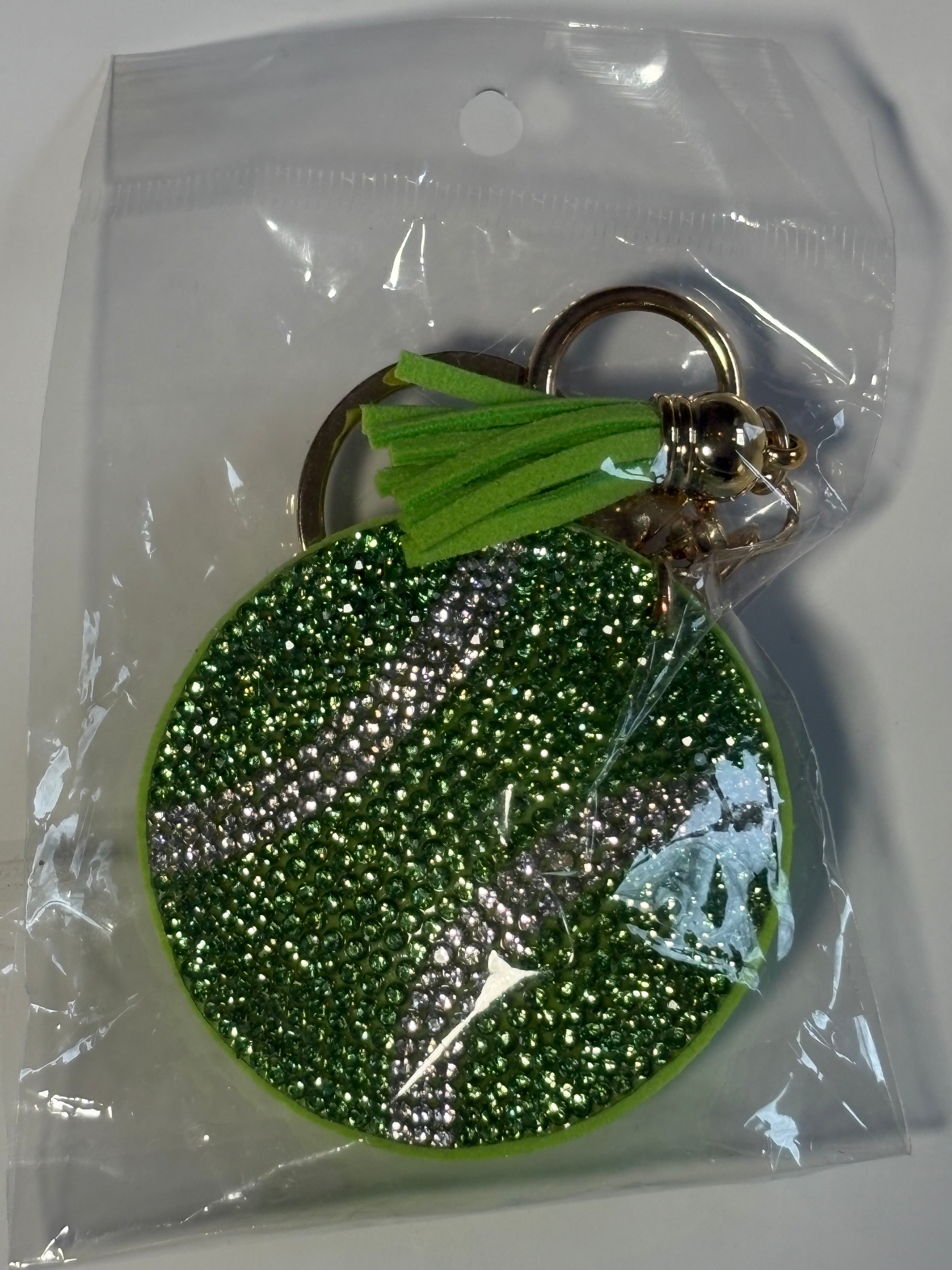 Rhinestone Keychain - Tennis