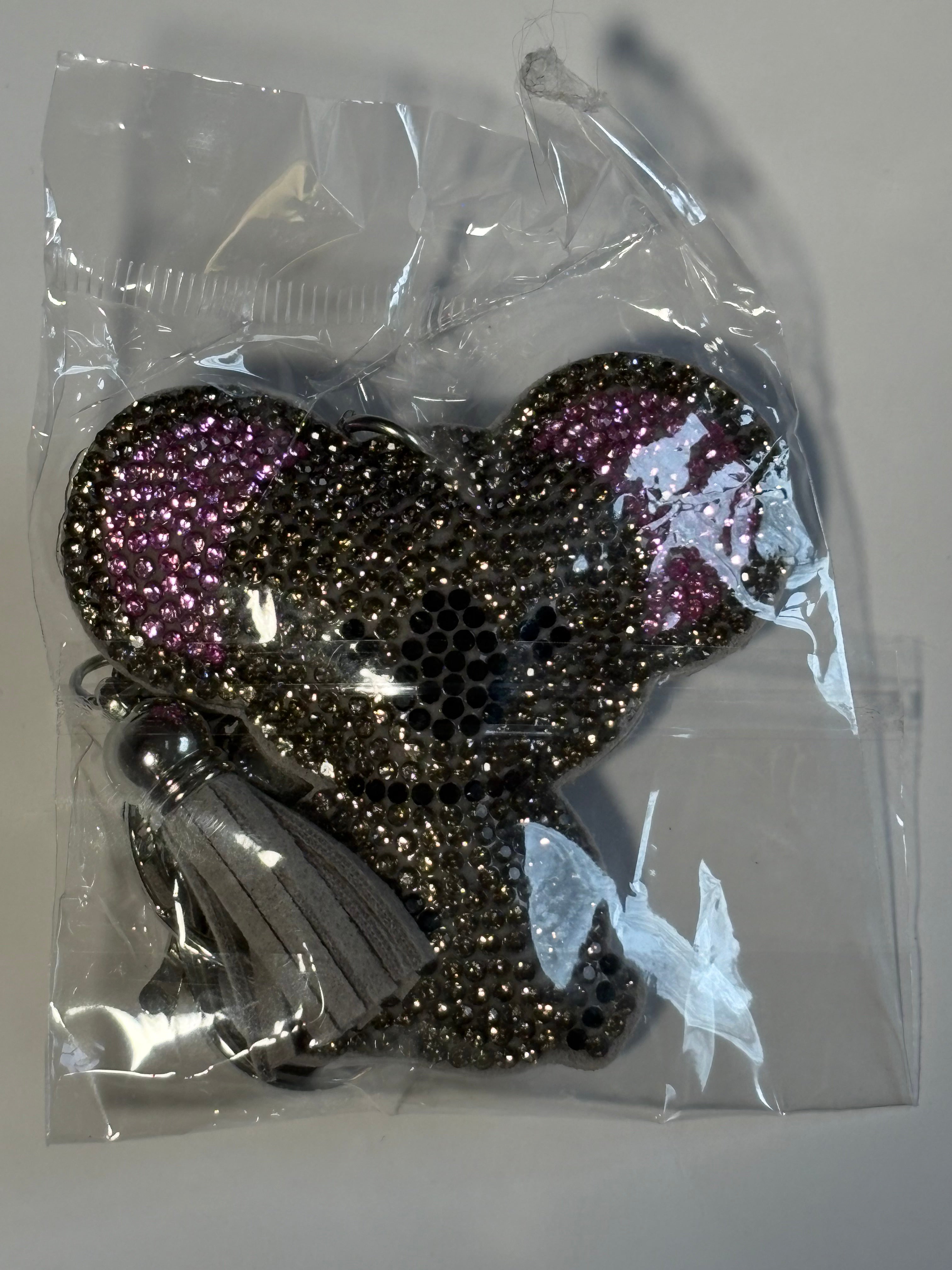 Rhinestone Keychain - Koala