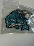 Rhinestone Keychain - Dolphin