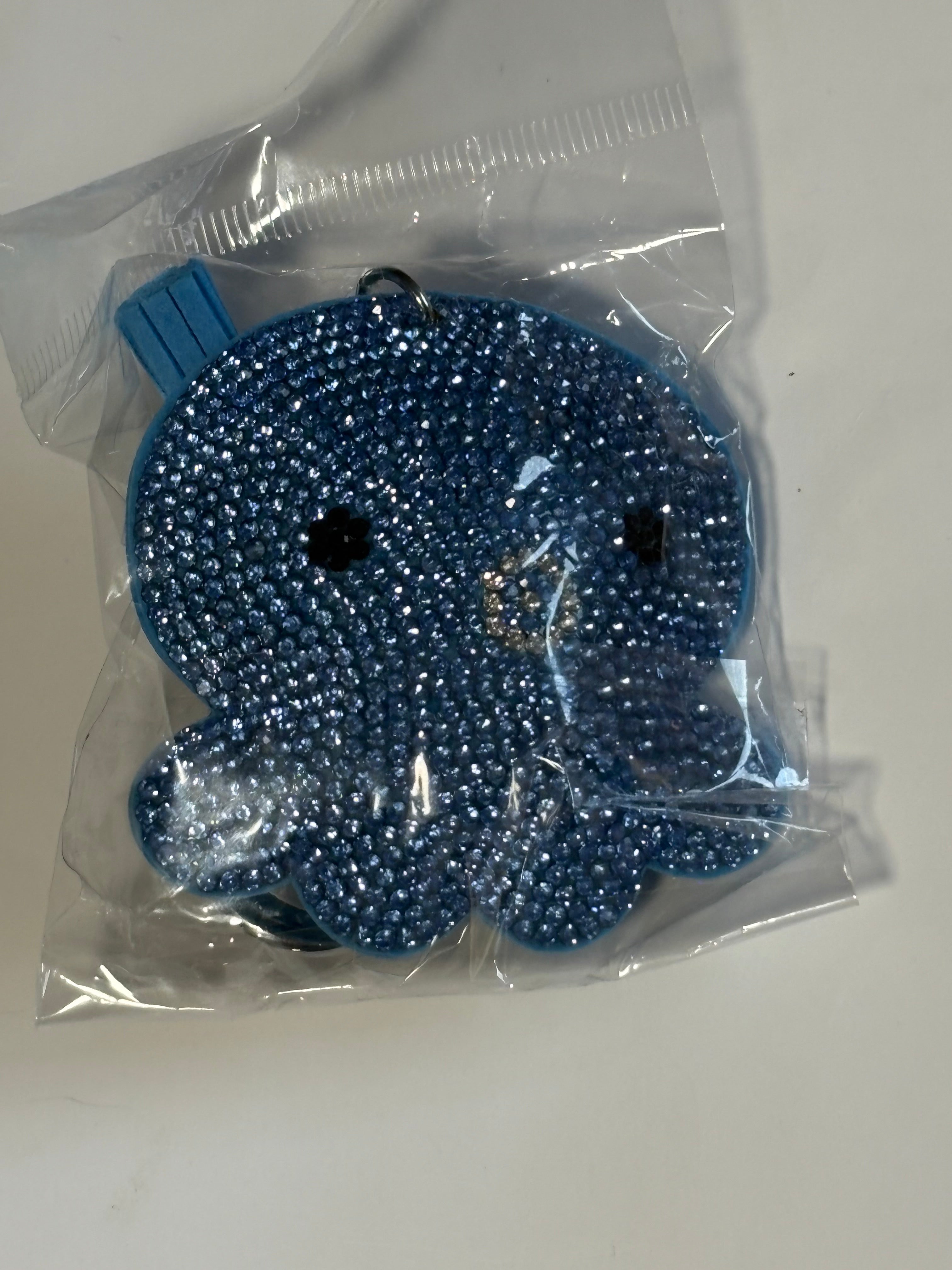 Rhinestone Keychain - Octopus