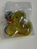 Rhinestone Keychain - Duck