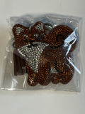 Rhinestone Keychain - Fox