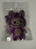 Rhinestone Keychain - Purple