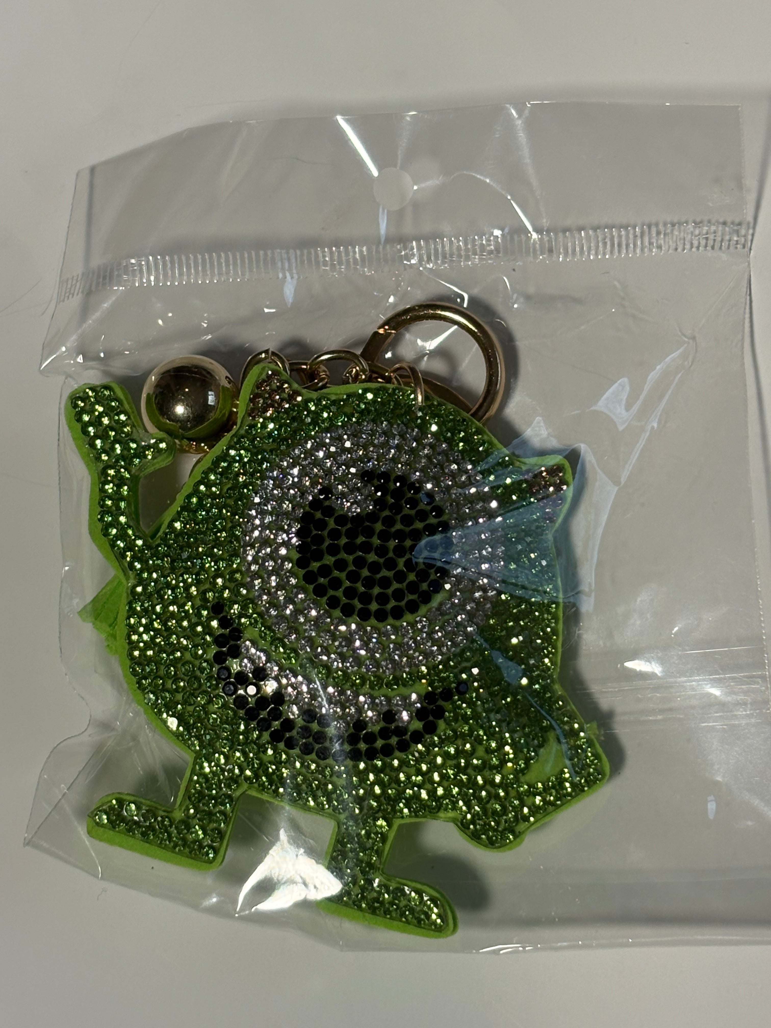 Rhinestone Keychain - Mike