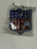 Rhinestone Keychain - National Football