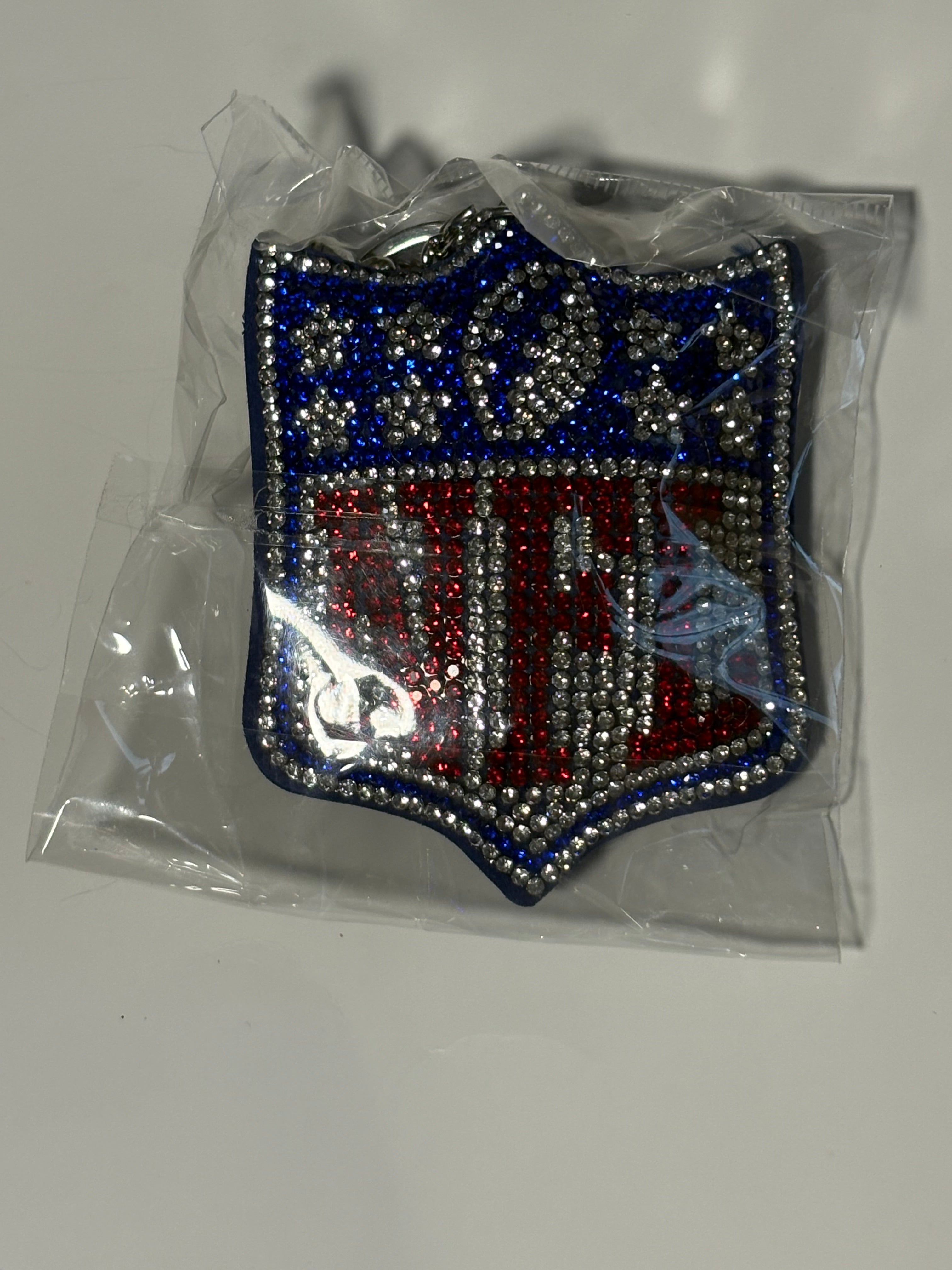 Rhinestone Keychain - National Football