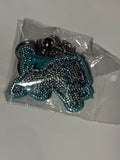 Rhinestone Keychain - Football(1) DET