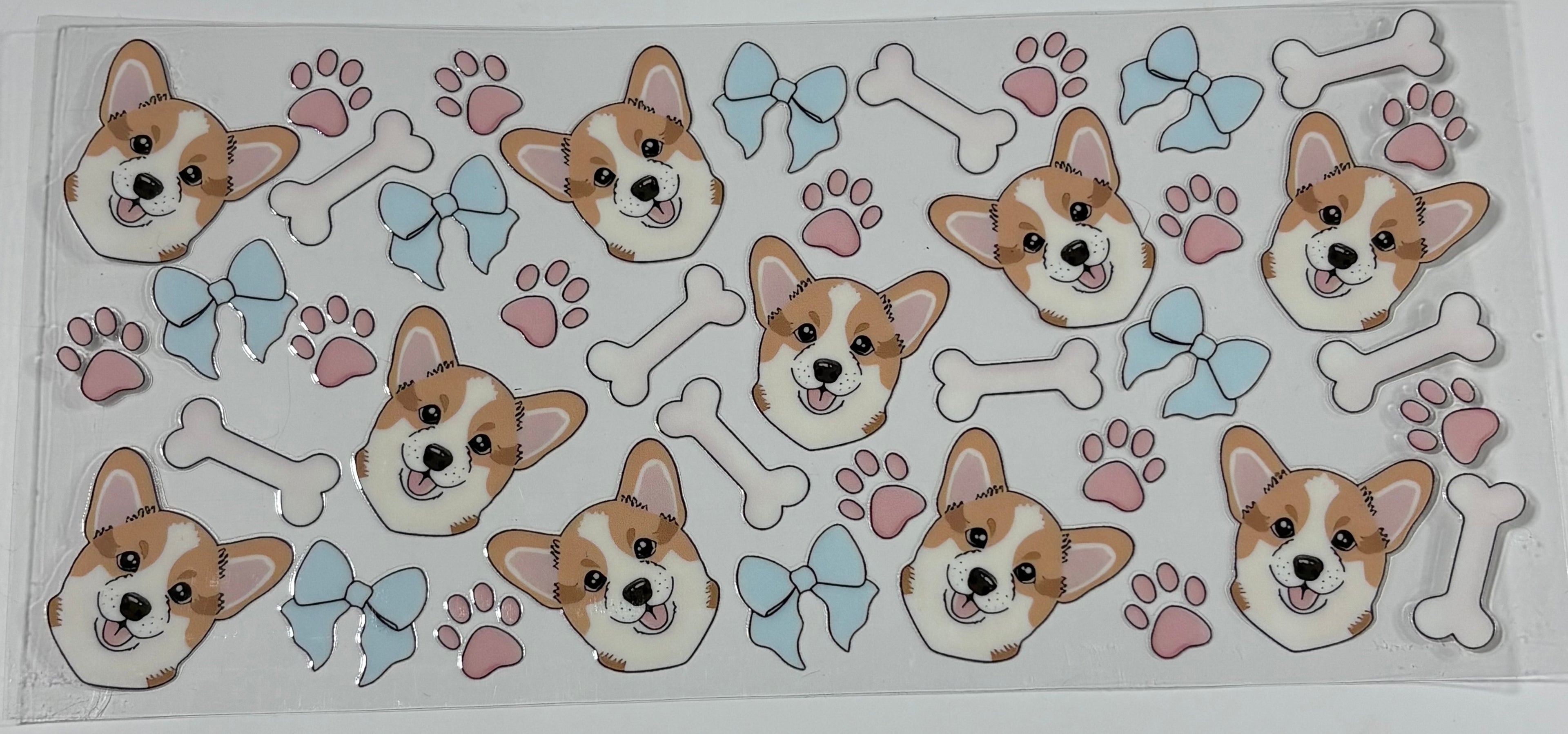 Dogs with bows/bones