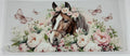 Horse with flowers