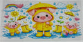 Pig in the rain