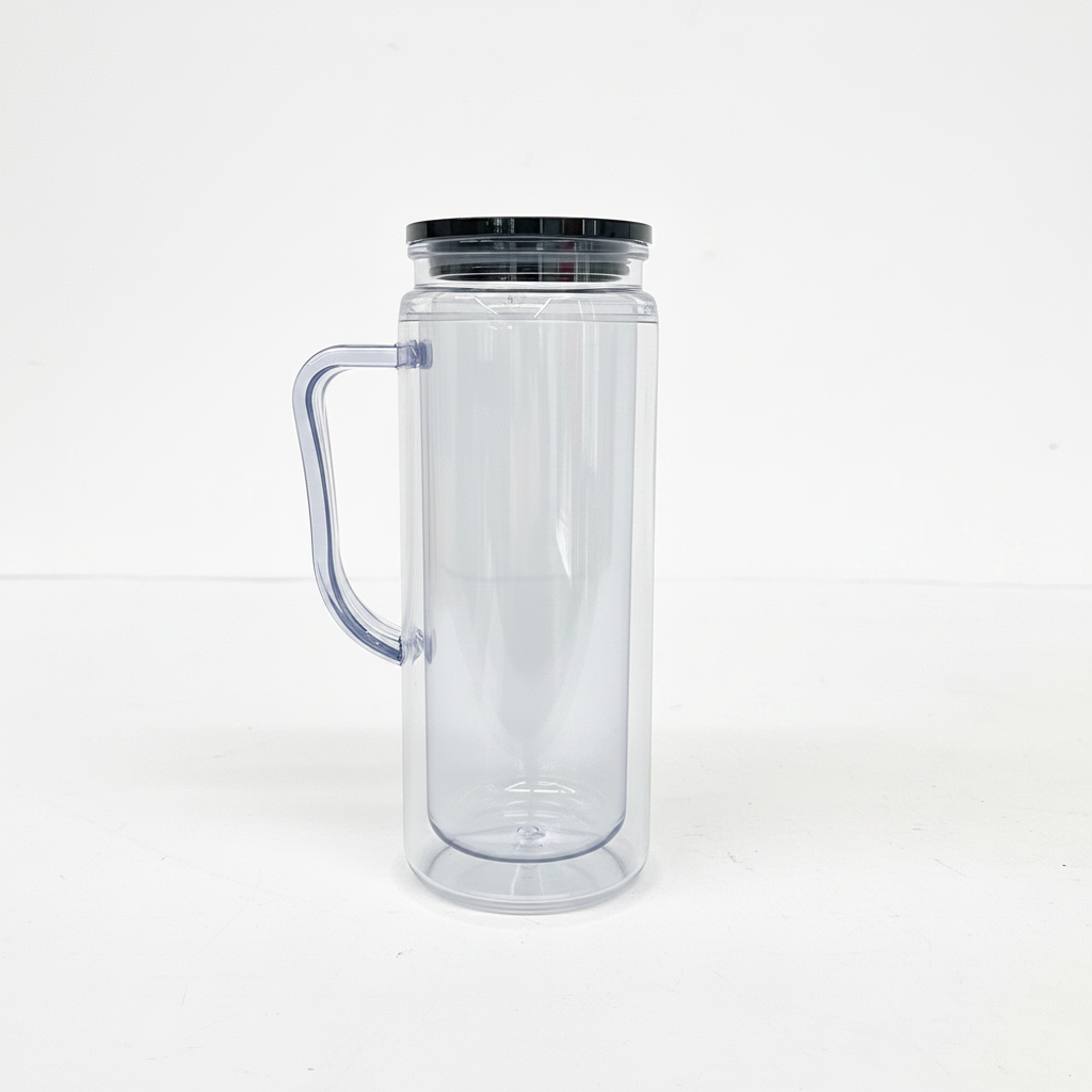 20oz Acrylic Snowglobe w/ Handle
