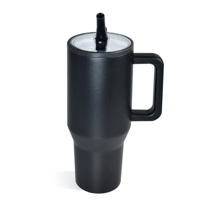 40 oz Powder Coated Tumblers with removeable leakproof flip straw lid(not a snowglobe)