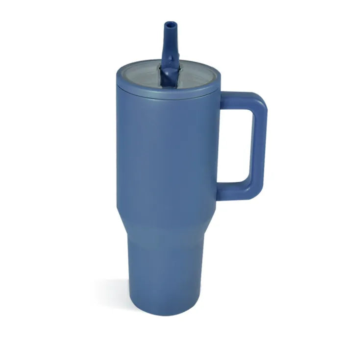 40 oz Powder Coated Tumblers with removeable leakproof flip straw lid(not a snowglobe)