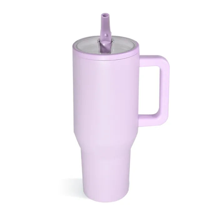 40 oz Powder Coated Tumblers with removeable leakproof flip straw lid(not a snowglobe)